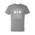 thumbnail image 2 of Wild Bobby, No. 1 Dad Genuine Legend Father's Day Mens Premium Tri Blend Tee, Premium Heather, Large, 2 of 6