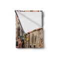 thumbnail image 2 of Venice Soft Flannel Fleece Throw Blanket, Italian City on Water Historical Landmark Famous Streets Houses Gondolas Europe, Cozy Plush for Indoor and Outdoor Use, 50" x 60", Multicolor, by Ambesonne, 2 of 6