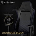 thumbnail image 3 of noblechairs HERO Series Noir/bleu, 3 of 6