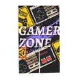 thumbnail image 4 of Doorway Drape Split Curtains, Game Time Gamer Zone Room Divider Privacy Door Curtains, 34" x 56", 4 of 6