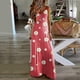 thumbnail image 2 of Vestido maxi largo casual sexy con cuello en V estampado sin mangas de verano con estilo para mujer OAVQHLG3B Store  lin121212, 2 of 5