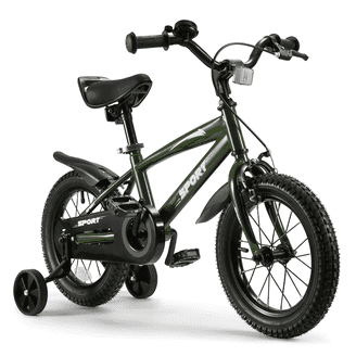 Glerc NuNu 16 Inch Kids Bike BMX Style for 4 5 6 7 8 Years Old