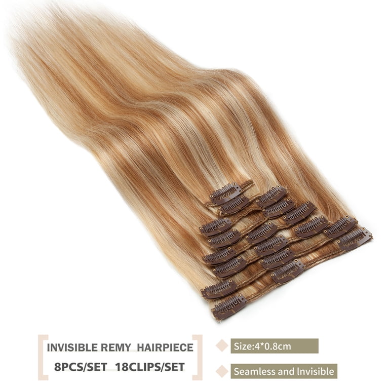 SEGO Clip in Hair Extensions 100% Real Remy Human Hair Full  display picture 3