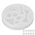 thumbnail image 1 of Silicone Mold, Flexible Easy To Use DIY Molds Mirror Cat Claw Bones For Aromatherapy Tablet For Aromatherapy Soap ANGGREK FF1410, 1 of 8