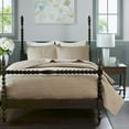 thumbnail image 2 of Madison Park Signature Serene Cotton 3 Piece Coverlet Sets (King/Cal King 110x96, Linen), 2 of 5