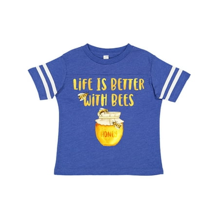 

Inktastic Life s Better With Bees 2 Gift Toddler Boy or Toddler Girl T-Shirt