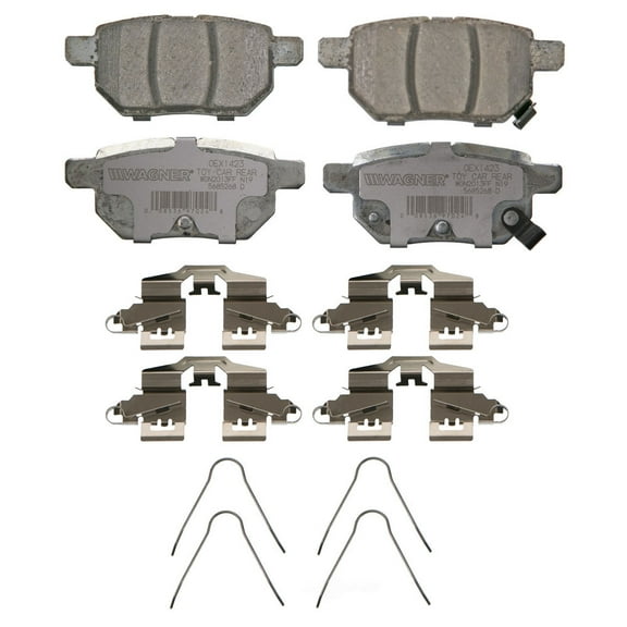 Disc Brake Pad Set Fits select: 2017-2019 TOYOTA COROLLA, 2010-2022 TOYOTA PRIUS