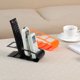 thumbnail image 2 of Organizador de escritorio con soporte de almacenamiento para mando a distancia, 4 compartimentos para TV, DVD y teléfono, color naranja, 2 of 4