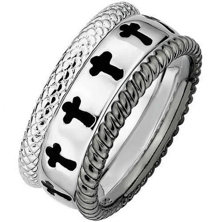 Faith hope clearance love stackable rings