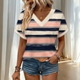 thumbnail image 4 of Roncen Womens Tops Boho Summer Outfits 2026 Short Sleeve Shirts Beach Vacation Clothes Casual, 4 of 6