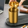 thumbnail image 2 of Upgraded Metal Ashtrays with Closing Lid, Stainless Steel Storage Containers with Lids, Ashtrays for Home Low Price Clearance, Outdoor Ashtrays for Cigarettes Patio Stand up 2.9"x3.9", 2 of 5