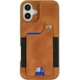 thumbnail image 6 of for iPhone 16 Case Wallet with Card Holder RFID Blocking for Women Men,Skin Feeling PU Leather Flip Shockproof Phone Case Fit for iPhone 16 6.1",Brown, 6 of 16