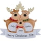thumbnail image 1 of Decoración navideña 2021, adorno familiar personalizado para árbol de Navidad, adornos para árbol de Navidad de renos, decoración, lindo ciervo, alce, regalo navideño, 1 of 5
