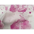 thumbnail image 4 of oneOone Cotton Poplin Pink Fabric Texture & Anchor Hook Watercolor Craft Projects Decor Fabric Printed By The Yard 42 Inch Wide, 4 of 4