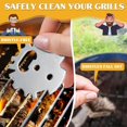 thumbnail image 5 of Grill Scraper with Opener, Stainless Steel Grill Brush, Cleaning Tool, 5 of 5