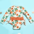thumbnail image 5 of MEZZALL Children Girls One-Pieces Monokini Swimsuit Toddler Kids Bathing Summer Beach Wear Solid Color Cute Cartoon Print Swimwear Birthday Bathing Suit Beachwear, 5 of 5