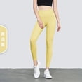 thumbnail image 4 of Mallas deportivas para mujer, ropa deportiva sin costuras para gimnasio, correr, Yoga, pantalones de realce de cintura alta, para correr, 4 of 5