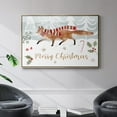 thumbnail image 2 of Woodland Christmas Collection A - Framed Gallery Wrapped Holiday Canvas - 25 x 37 - Gold Frame, 2 of 9