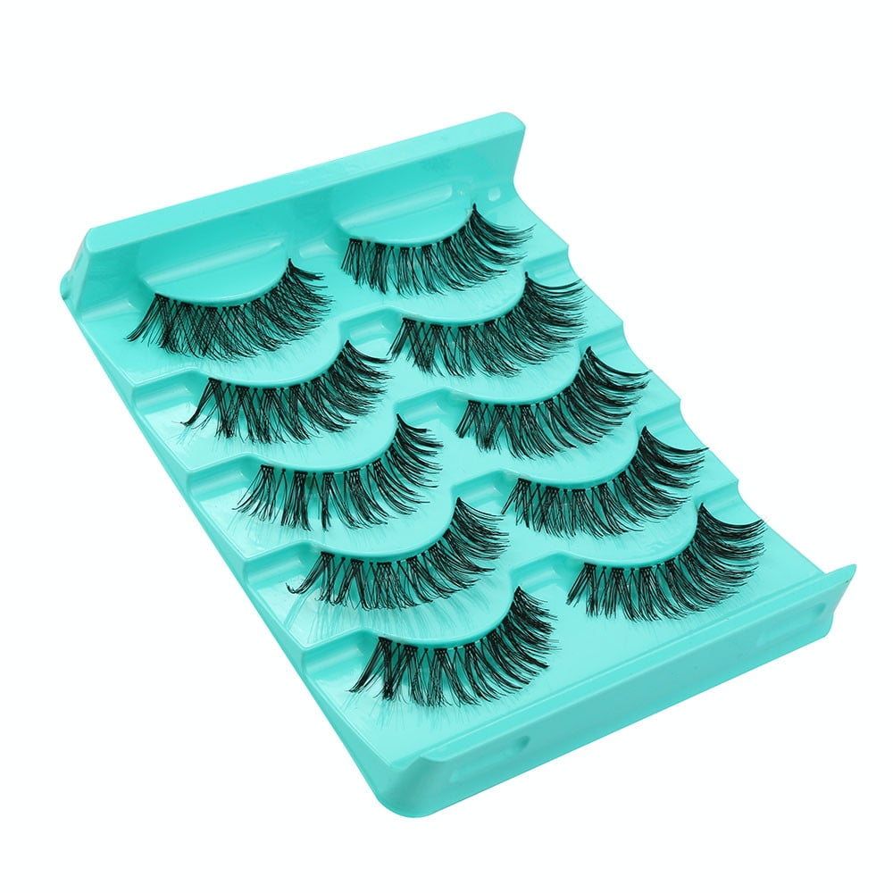 Nay Lashes Couture Eyelashes 30mm Lashes Pack Long Wispy Lashes Short Lashes 3d Individual Extensions 14 16 18 Lashes Clusters Cosmetics Brush False Eyebrows for Women Light Human Eyelashes Natural