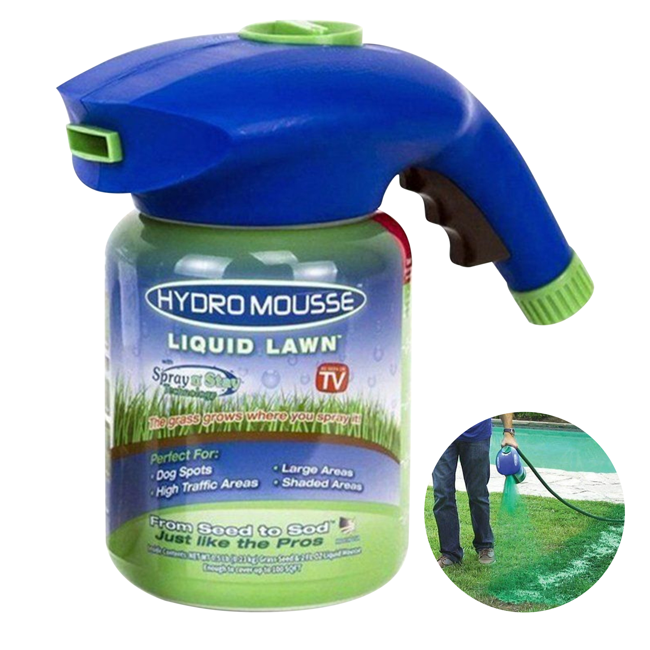 LEERUI Hydro Mousse Household Seeding System Liquid Spray Device Seed