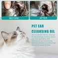 thumbnail image 6 of Pet Ear Cleaning Oil, Ear Cleaner Oil for Dogs & Cats, Ear Relief, Exterminate Worms, Mites and Deodorize, Wash & Dry Treatment, Alcohol-Free,5PCS, 6 of 10