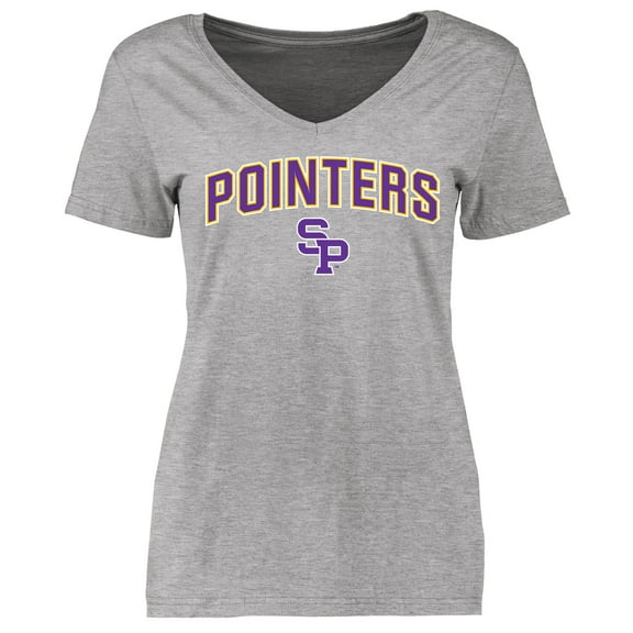 Women's Ash Wisconsin-Stevens Point Pointers Proud Mascot T-Shirt