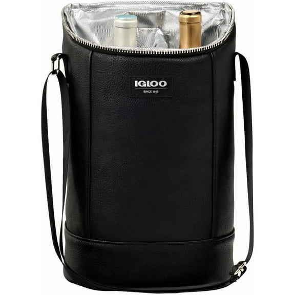 Igloo Luxe Collection Beverage Tote, MaxCold Insulation, Removable Divider, Metallic Liner