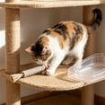 thumbnail image 5 of AuroraX Silvervine Cat Chew Wand Natural Sisal Rope Cat Wand Durable Non-Toxic Teeth Cleaning Long Lasting Interactive Cat Toy for Boredom Relief Brown, 5 of 6