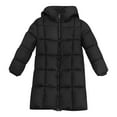 thumbnail image 4 of Drie Winter Coat Women's Winter Puffer Coat Thicken Fleece Lined Down Jacket Waterproof Faux Fur Hooded Parka Black,S, 4 of 4