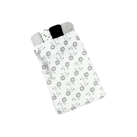 Outfit Gift Set - Little Star Organic Star-Pack Mix 'n Match Outfits, 8pc Gift Bag Set (Baby Boys)
