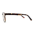 thumbnail image 4 of Lunettes d'Ordinateur Filtre Lumière Bleue à Monture Ronde Hipster Tortue, 4 of 4