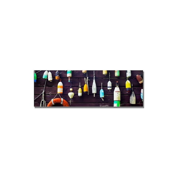 Trademark Fine Art Preston Maine Bouy Canvas Wall Art - 16x47