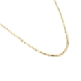 thumbnail image 2 of Cadena Torsal Figaro Ametrinaa 3mm Oro Italiano Hueco 10k 60cm, 2 of 5