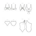 thumbnail image 7 of McCall's Sewing Pattern R11544 (8329) - Misses' Swimsuits, Size: E5 (14-16-18-20-22), 7 of 7