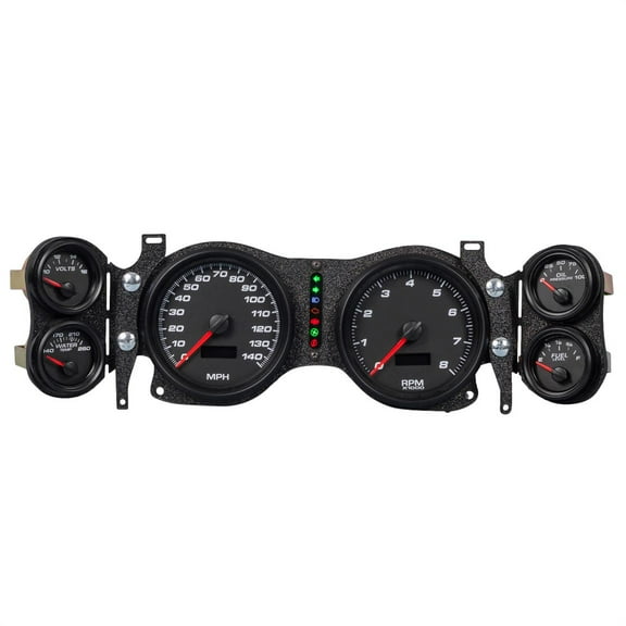 New Vintage USA 01670-01 6 Gauge Performance Black 70-78 Camaro