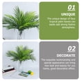 thumbnail image 3 of KAKOWELY 2Ud Hojas Decorativas De Palma Tropical Artificial Para Ambiente De Fiesta, 3 of 7