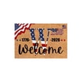 thumbnail image 2 of 250 Anniversary Usa Monogram Letter Doormat American Stars and Stripes 4th of July Patriotic Welcome Door Mat Family Last Name Initial Floor Mat Independence Day Decoration for Indoor Outdoor V, 2 of 6