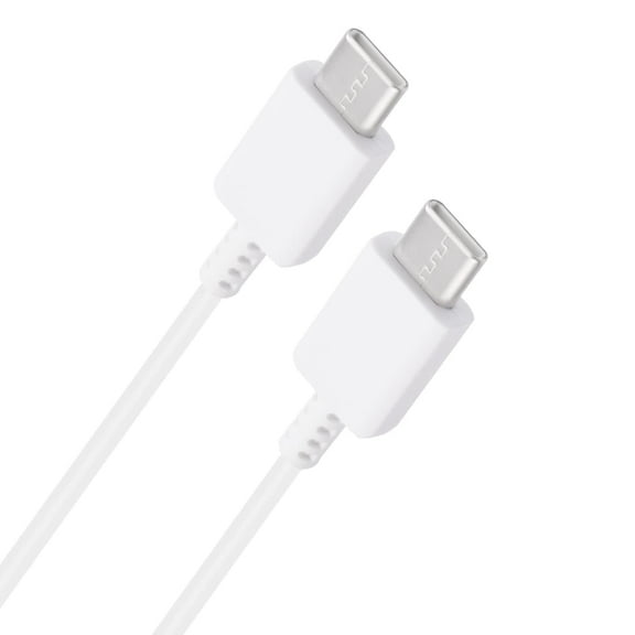 Sqrmekoko USB C to USB Type C Cable, PD Data Transfer Charging Cable, Fast Charging Dual Type C Cord (4ft/White)