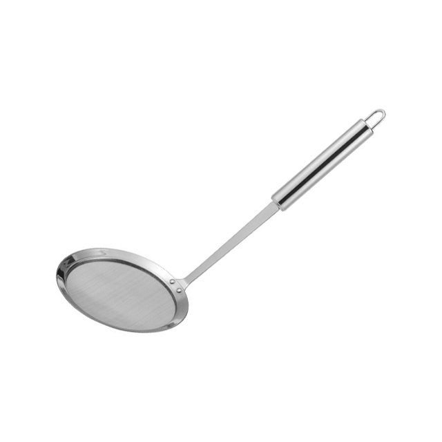 Ounissouiy Cuchara con filtro, herramienta de cocina multifuncional hecha con acero inoxidable, resistente y duradera, anticalor Cocina y Comedor