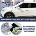 thumbnail image 5 of Magnetic Car Front Window Cover with Mirror Cover AYAMAYA Outdoor Heavy Duty Anti Frost Windshield Cover for Truck SUV & Cars, 5 of 7