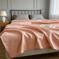 thumbnail image 2 of VOTRUDI 47x91in Waffles Weave Fitted Sheet Singles Soft Breathable For Deep Mattress All Season, 2 of 5