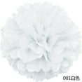 thumbnail image 4 of ZFSBZBS 12 Piece Set Ceiling Wall Hanging Flower Ball,White Tissue Paper Pom Poms Decoration for Wedding Birthday Party White, 4 of 4