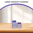thumbnail image 4 of OUNONA 5Pcs Blue Drawer Parts Organizer Box Plastic Tool Storage Cabinet for Home and Office, 4 of 6