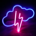 thumbnail image 2 of DONGPAI Lightning Neon Sign, Battery or USB Powered LED Neon Light for Party Decorations Lamp, Table & Wall Decoration Light for Girl's Room Wedding Home Decor, 2 of 5