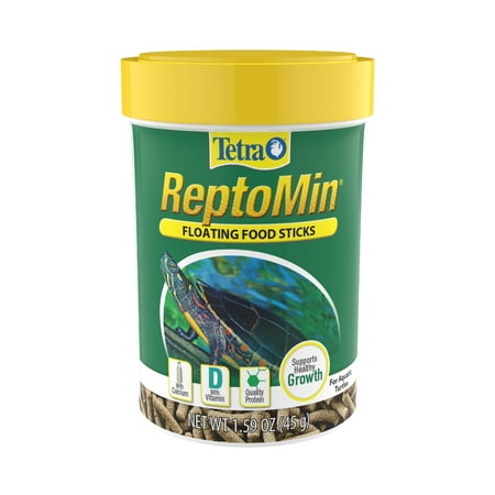 Tetra ReptoMin Floating Food Sticks for Aquatic Turtles, Newts and Frogs, 1.59 oz.