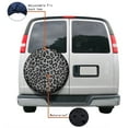 thumbnail image 4 of KAKALAD Leopard Print 01 Spare Tire Cover Universal Vehicle Accessories Buckle Car Tools 14”in, 4 of 6