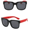 thumbnail image 2 of Frnrwgo Kids Foldable Polarized Sunglasses for Boys Girls Soft Silicone UV Protection Wide Frame Outdoor Glasses Ages 4-8, 2 of 4