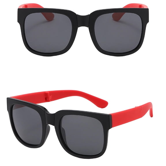 CHUMUD 4-8 Years Kids Polarized Sunglasses | Soft Silicone Foldable Baby Sun Glasses | Comfortable Fashion Shades for Boys Girls