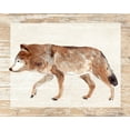 thumbnail image 2 of Vess, June Erica 18x15 Black Ornate Wood Framed with Double Matting Museum Art Print Titled - Rustic Barnwood Animals II, 2 of 4