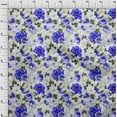 thumbnail image 4 of oneOone Cotton Silk Dark Blue Fabric Florals Sewing Craft Projects Fabric Prints By Yard 42 Inch Wide-R0, 4 of 4
